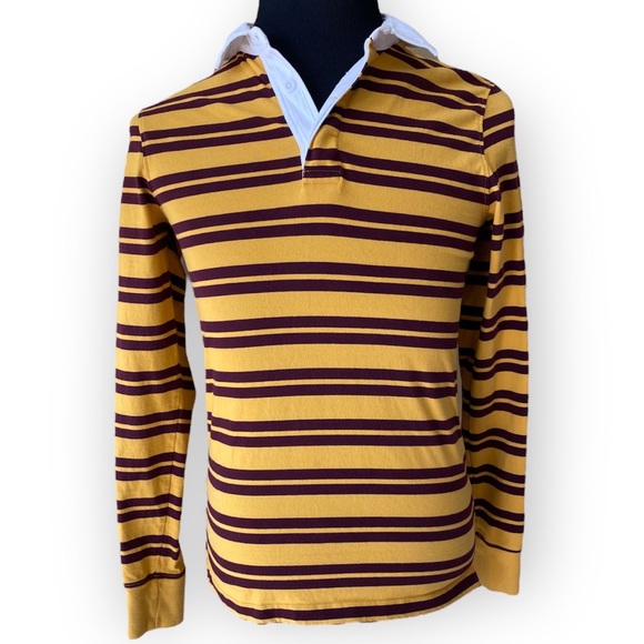 Goodfellow & Co Other - GOODFELLOW & CO Yellow and Brown Striped Polo